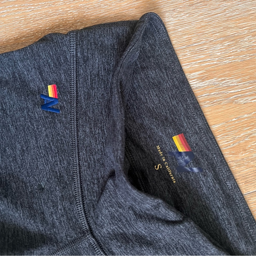 Aviator Nation Charcoal Bolt leggings